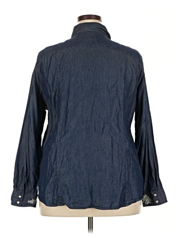 Bit & Bridle Long Sleeve Button-Down Shirt (view 2)