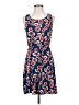 Assorted Brands Paisley Blue Casual Dress Size XS - photo 1