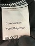 Unbranded 100% Polyester Solid Black Shorts Size M - photo 3