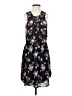 rue21 100% Polyester Floral Black Casual Dress Size S - photo 1