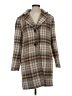 Liz Claiborne 100% Polyester Gray Tan Coat Size M - photo 1