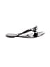 Valentino Garavani Silver Black Sandals Size EU 38 - photo 1