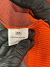 Unbranded 100% Polyester Plaid Orange Cardigan Size M - photo 7