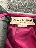 Amanda Smith Solid Burgundy Formal Skirt Size 6 - photo 3