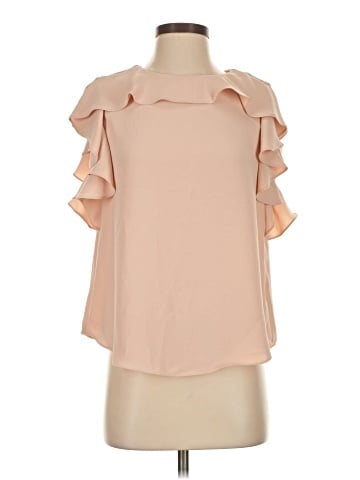 Amanda Uprichard Short Sleeve Blouse (view 1)