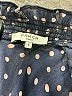 FRNCH 100% Polyester Polka Dots Black Long Sleeve Blouse Size S - photo 7