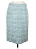 Pure Collection Tweed Teal Formal Skirt Size 6 - photo 1
