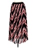Just 100% Polyester Chevron-herringbone Red Casual Skirt Size M - photo 2