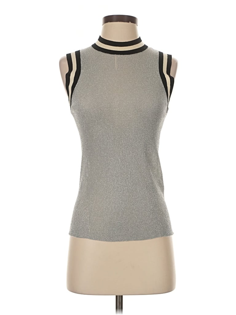 Pre-owned Rag & Bone Sleeveless Top Gray Turtleneck Tops