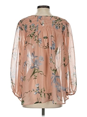 Joie 3/4 Sleeve Silk Top (view 2)
