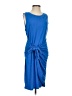 Lillusory Solid Blue Casual Dress Size S - photo 1
