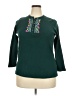 Woman Within Green Pullover Sweater Size 18 (L) - photo 1