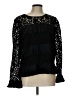 J.Crew Black Long Sleeve Blouse Size 12 (tall) - photo 1
