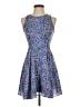 Dee Elle Paisley Blue Cocktail Dress Size S (estimated) - photo 1