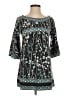 BCBGMAXAZRIA Teal 3/4 Sleeve Blouse Size S - photo 1