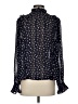 FRNCH 100% Polyester Polka Dots Black Long Sleeve Blouse Size S - photo 2