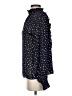 FRNCH 100% Polyester Polka Dots Black Long Sleeve Blouse Size S - photo 5