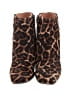 mara bini Animal Print Brown Ankle Boots Size EU 37 1/2 - photo 2