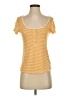 ALTERNATIVE Yellow Short Sleeve Top Size S - photo 1