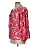 Unbranded 100% Viscose Pink Long Sleeve Blouse Size L - photo 5