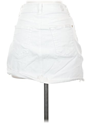 7 For All Mankind Denim Skirt (view 2)