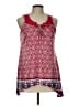 Weekend 100% Polyester Red Tank Top Size L - photo 1