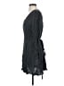 BCBGeneration 100% Rayon Polka Dots Gray Cocktail Dress Size S - photo 5