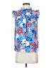 J.Crew Factory Store 100% Polyester Blue Sleeveless Blouse Size XXS - photo 1