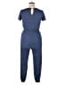 Shein Solid Blue Jumpsuit Size XL - photo 2
