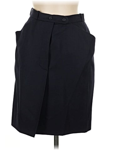 Yves Saint Laurent Rive Gauche Wool Skirt (view 1)