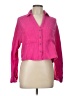 Love Notes 100% Cotton Pink Long Sleeve Blouse Size L - photo 1