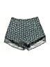 Assorted Brands 100% Rayon Paisley Teal Shorts Size 8 - photo 1