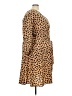 Shein Curve 100% Polyester Animal Print Brown Casual Dress Size 2X - photo 4