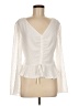 1.State 100% Polyester Ivory Long Sleeve Blouse Size M - photo 1