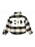 Zara Plaid Tan Long Sleeve Button-Down Shirt Size 6 - 7 - photo 2