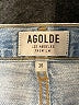 AGOLDE 100% Cotton Hearts Blue Jeans Size 28 waist - photo 7