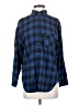 Rails Checkered-gingham Blue Long Sleeve Button-Down Shirt Size S - photo 1