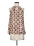 Papermoon 100% Polyester Ivory Sleeveless Blouse Size S - photo 1