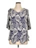 Kindred Blue 3/4 Sleeve T-Shirt Size 1X - photo 1