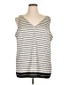 Talbots 100% Polyester Ivory Sleeveless Top Size 1X (estimated) - photo 1