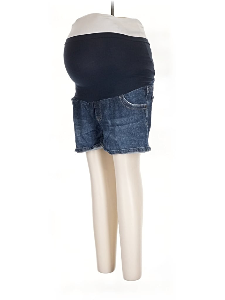 Pre-owned Indigo Blue Denim Shorts In Blue