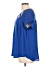 Torrid 100% Polyester Blue Short Sleeve Blouse Size Lg Plus (0) - photo 5