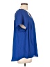 Torrid 100% Polyester Blue Short Sleeve Blouse Size Lg Plus (0) - photo 4