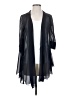 Byron Lars Beauty Mark 100% Polyester Black Kimono Size 0 - photo 1
