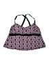 Beach Native Print Purple Swimsuit Top Size 18 - photo 1