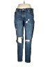 Zara Hearts Blue Jeans Size 36 waist - photo 1