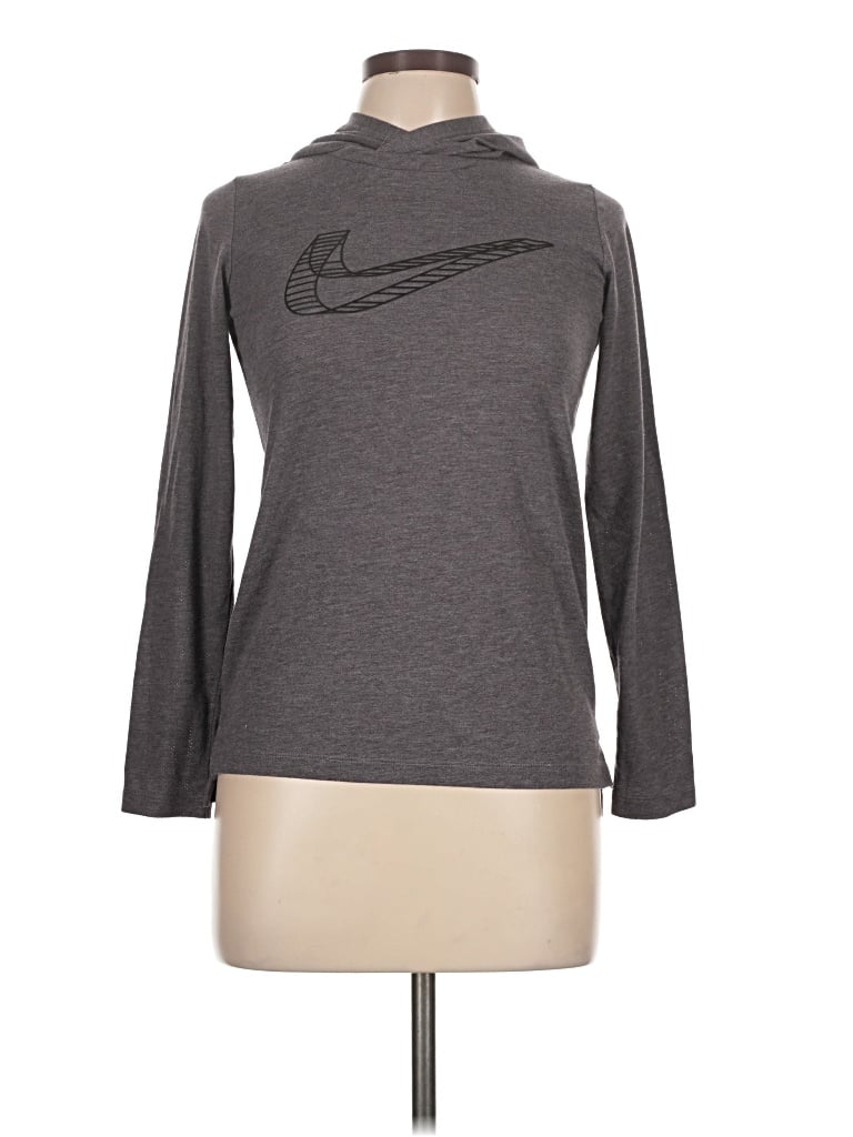 Pre-owned Nike Turtleneck Sweater In Gray