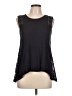 Eyeshadow 100% Viscose Black Sleeveless T-Shirt Size L - photo 1