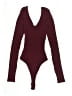 iris 100% Polyester Burgundy Bodysuit Size L - photo 2