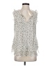 CAbi 100% Polyester Ivory Sleeveless Blouse Size S - photo 1
